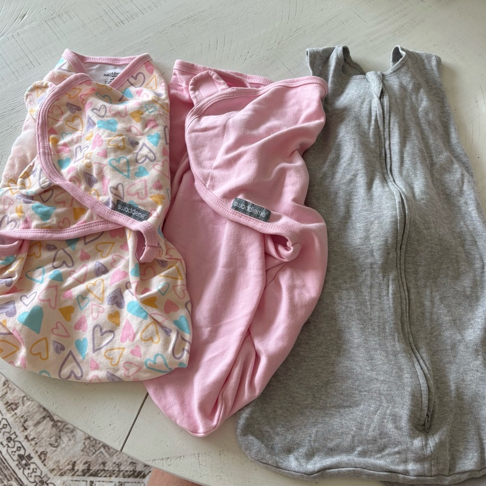 SwaddleMe Sleep Sacks - Multicolor, Pink, and Gray